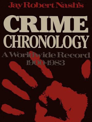 cover image of Jay Robert Nash's Crime Chronology